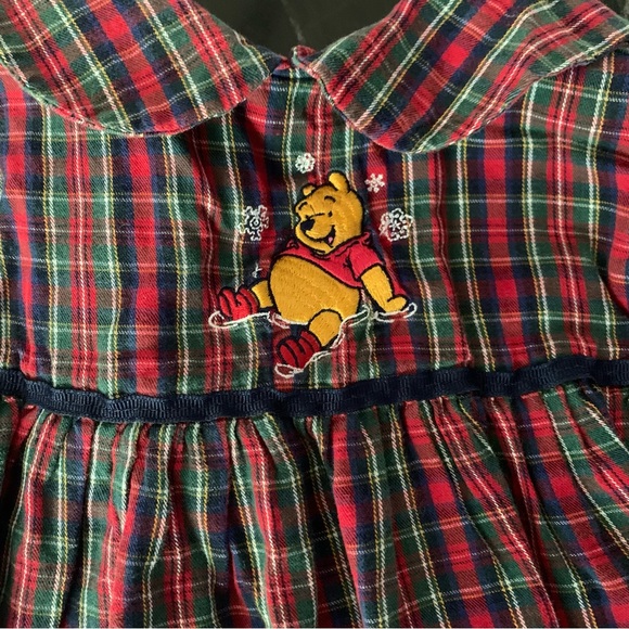 Winnie the Pooh Plaid Shirt Dress - Picture 2 of 6